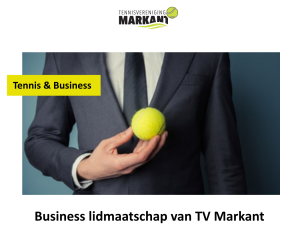 Tennis & Business Tennis & Business